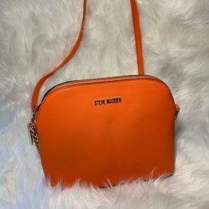 Orange Steve Madden crossbody bag